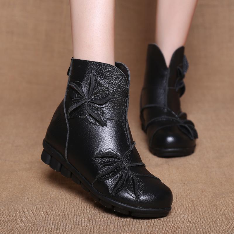 Bottes femme en En cuir - Ref 3355381