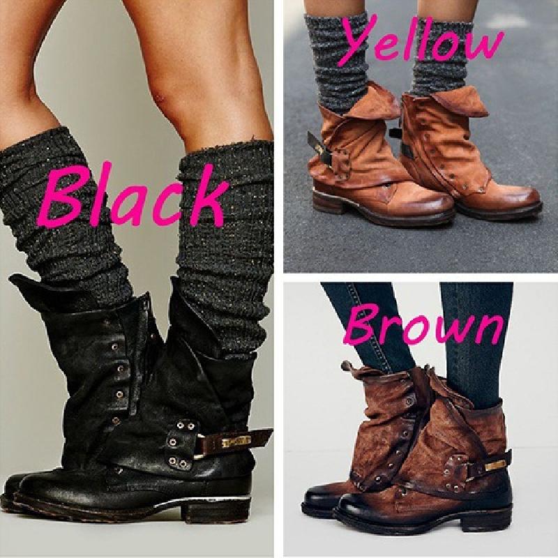 Bottes femme en PU artificiel - Ref 3355382