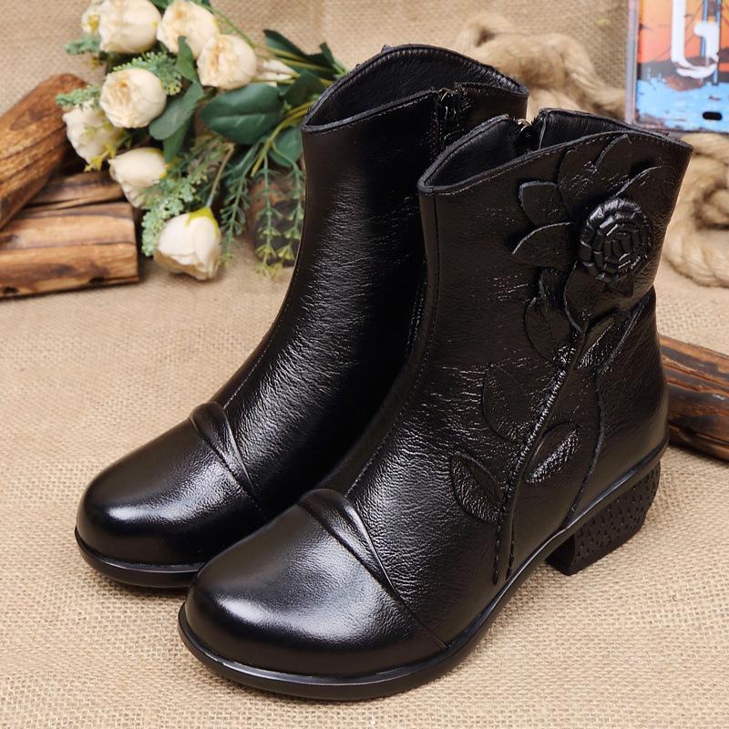 Bottes femme en En cuir - Ref 3355391