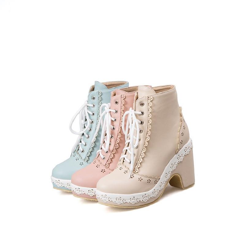 Bottes femme en PU artificiel - Ref 3355412