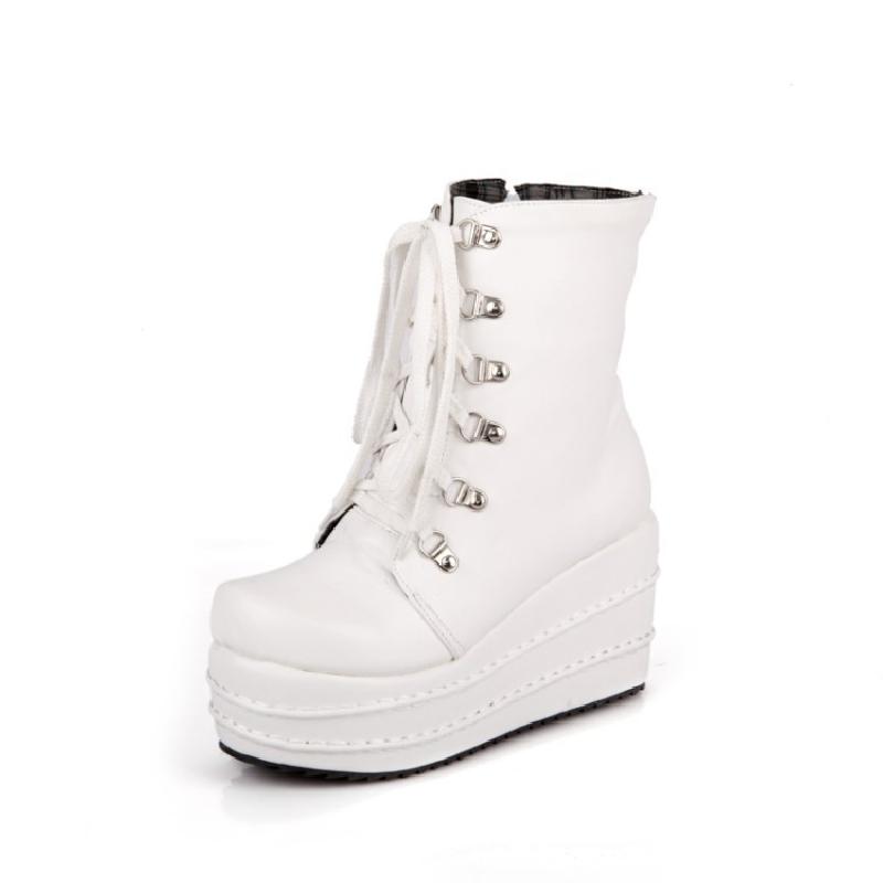 Bottes femme en PU artificiel - Ref 3355417