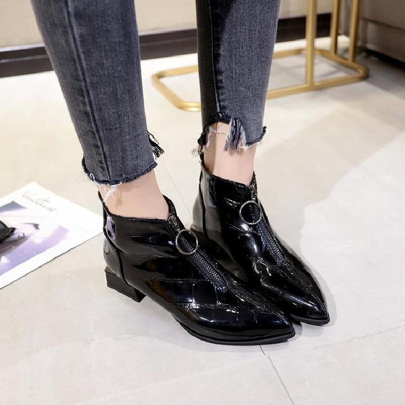 Bottes femme en PU artificiel - Ref 3355426
