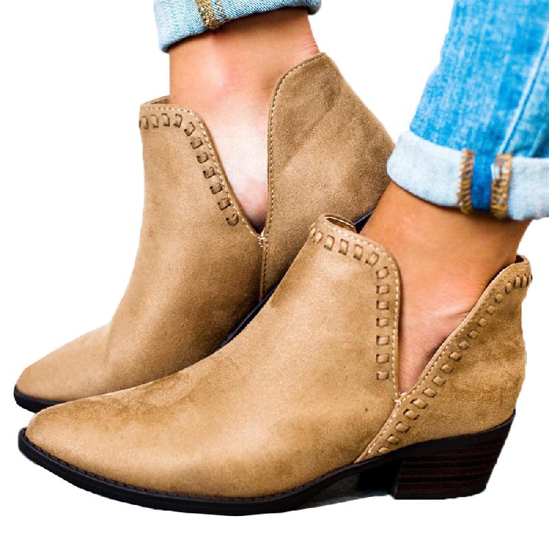 Bottes femme en Daim - Ref 3355427