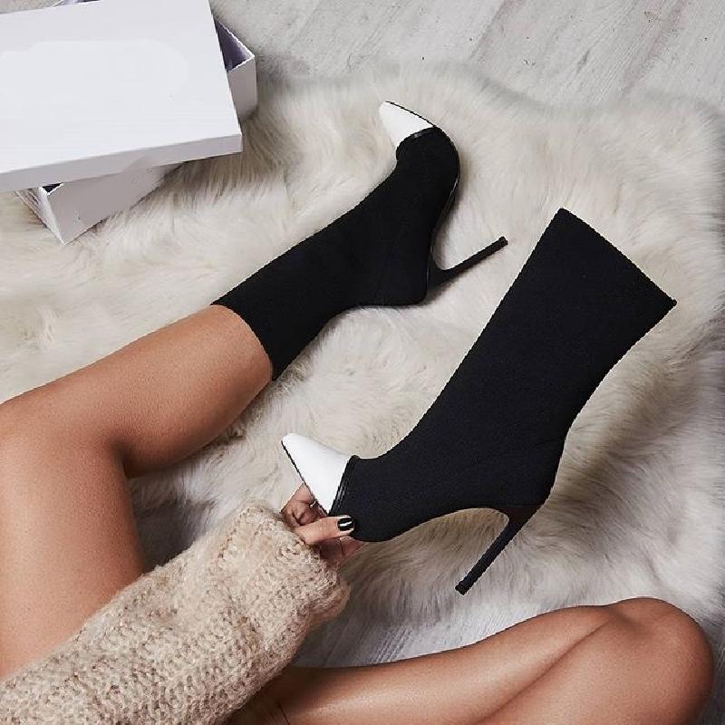 Bottes femme en PU artificiel - Ref 3355441