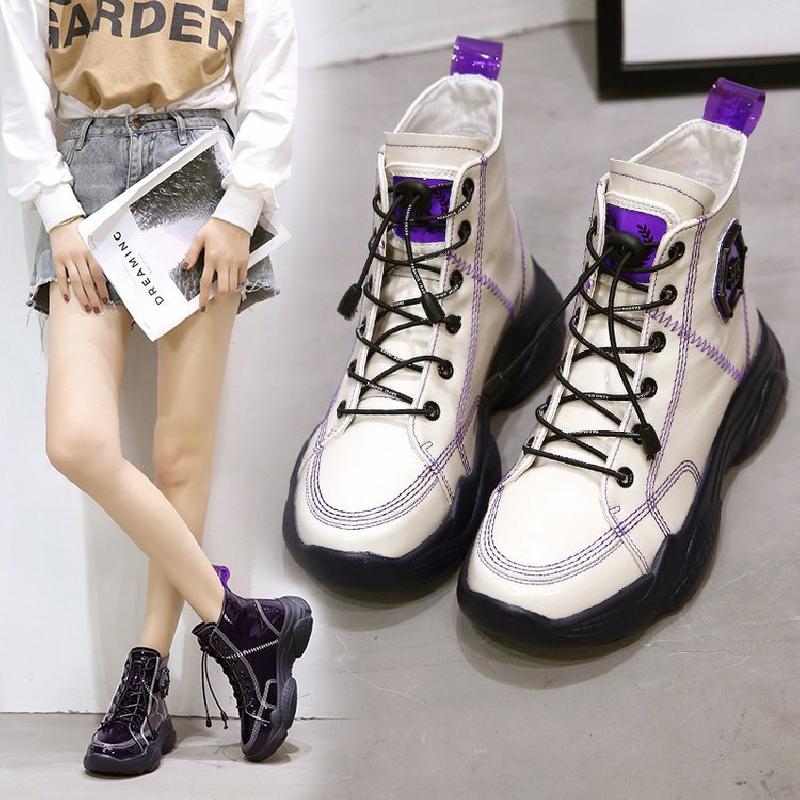 Bottes femme en PU artificiel - Ref 3355481