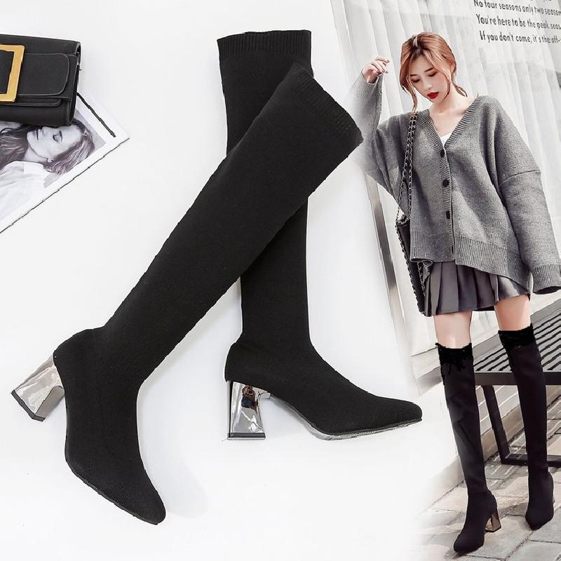 Bottes femme en Tissu - Ref 3355486