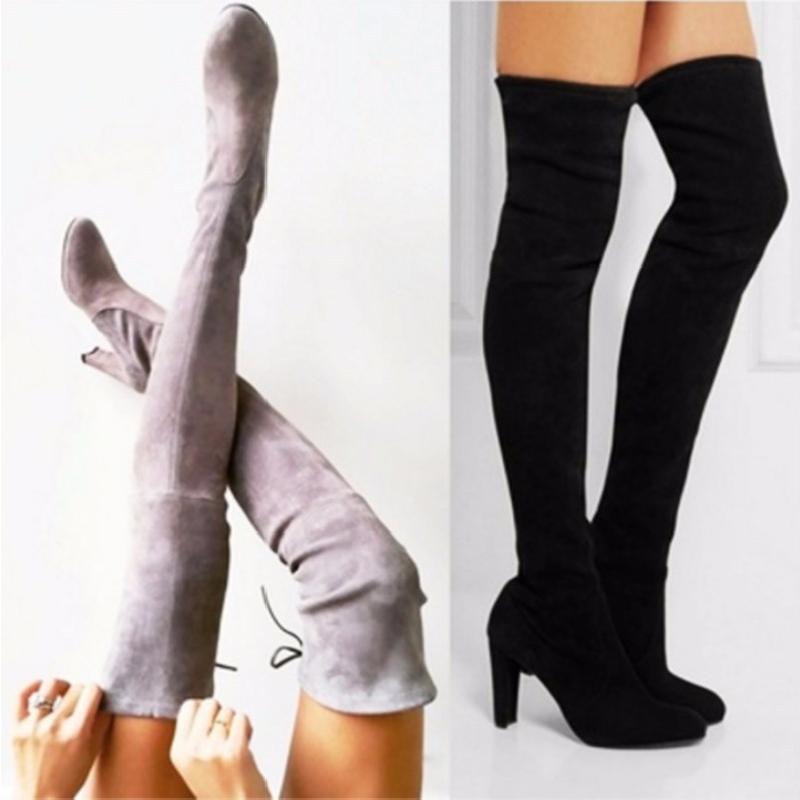 Bottes femme en Daim - Ref 3355493