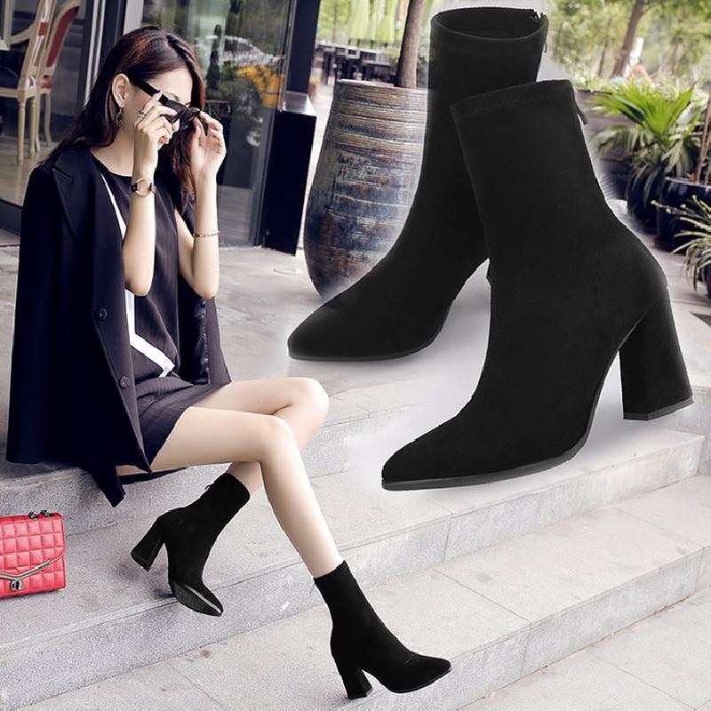 Bottes femme en Daim - Ref 3355496