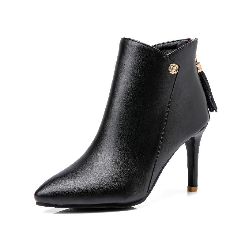 Bottes femme en PU artificiel - Ref 3355502