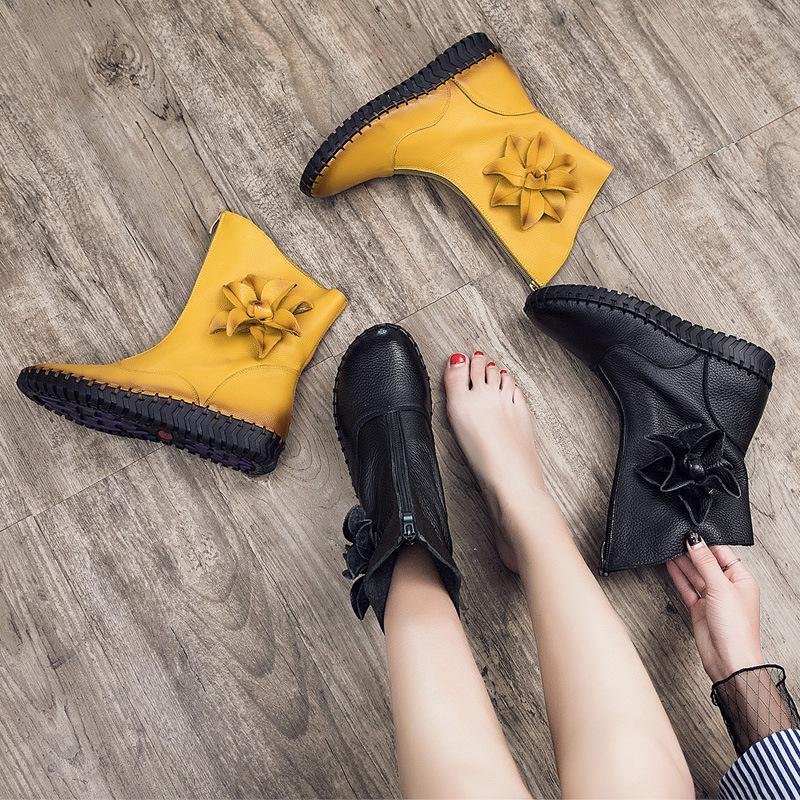 Bottes femme en En cuir - Ref 3355505