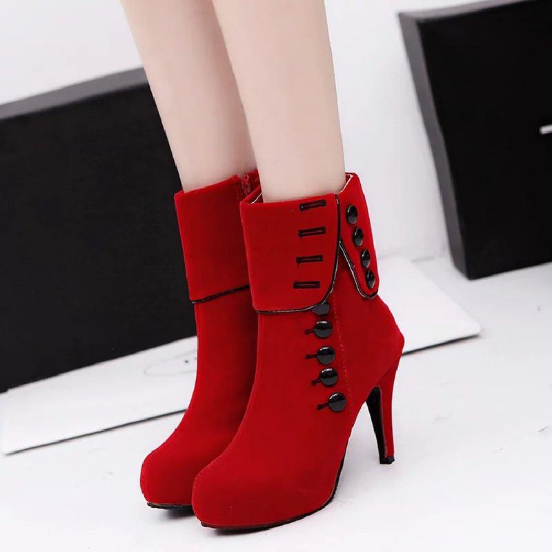 Bottes femme en PU artificiel - Ref 3355521