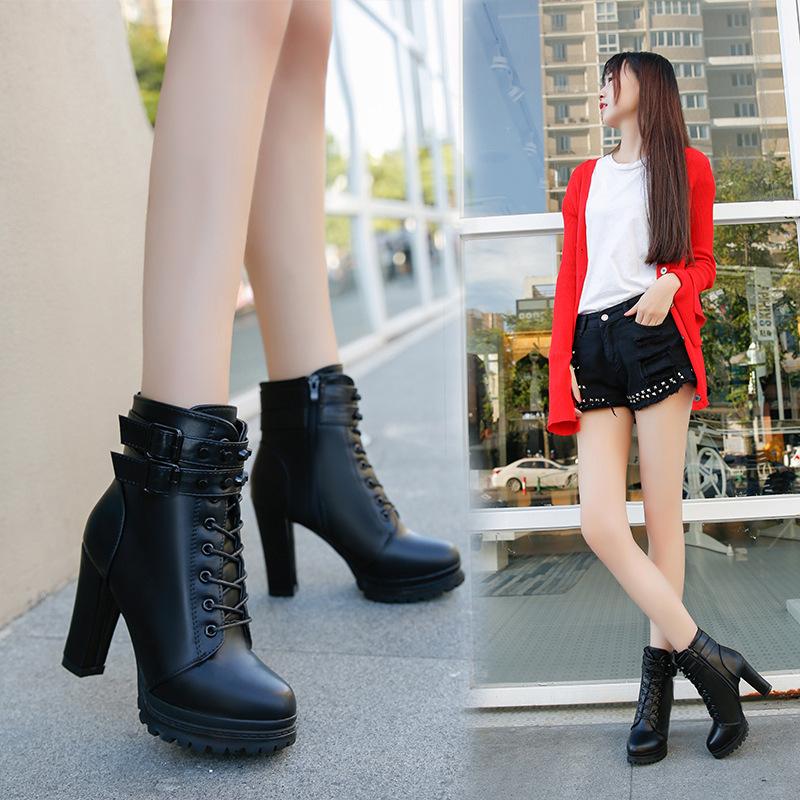 Bottes femme en PU artificiel - Ref 3355528