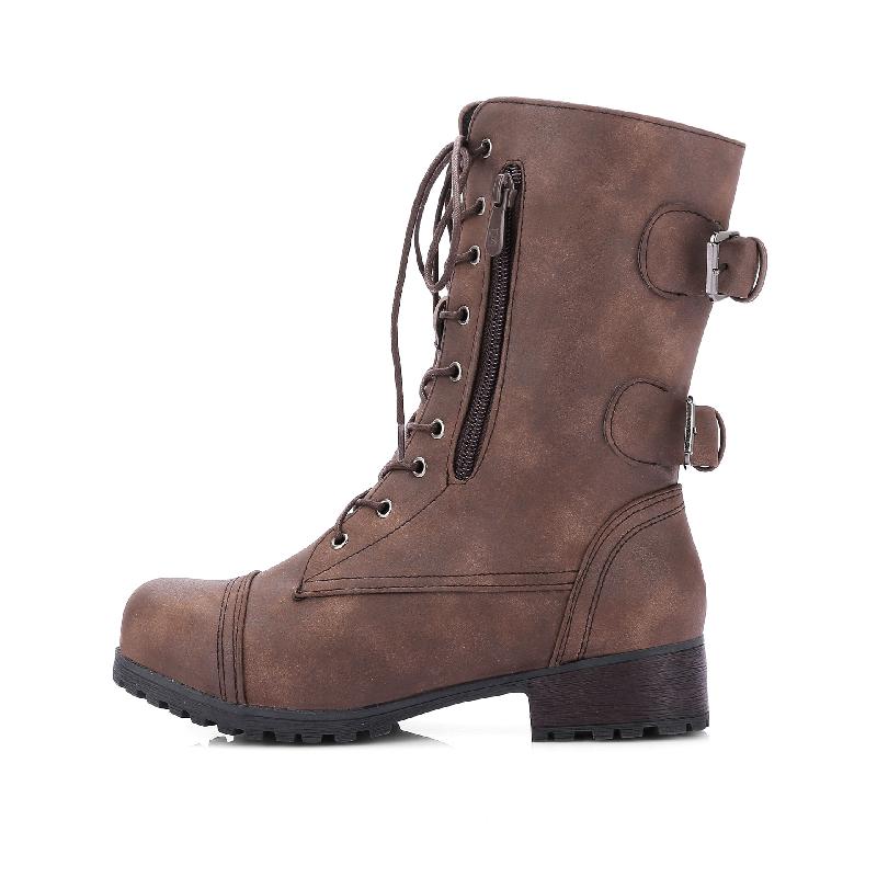 Bottes femme en PU artificiel - Ref 3355557
