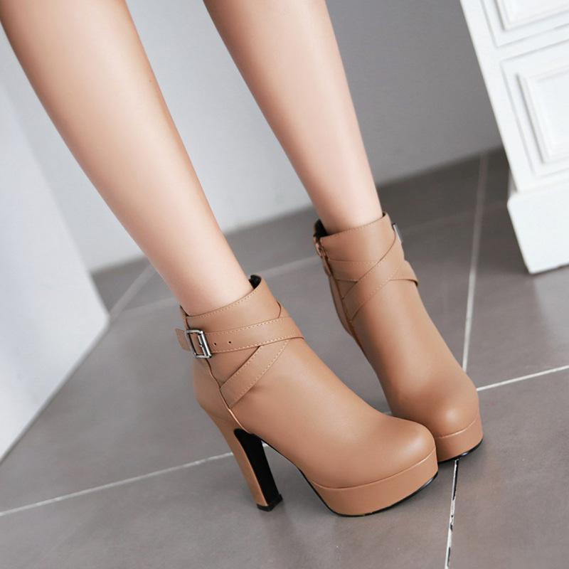 Bottes femme en PU - Ref 3355589