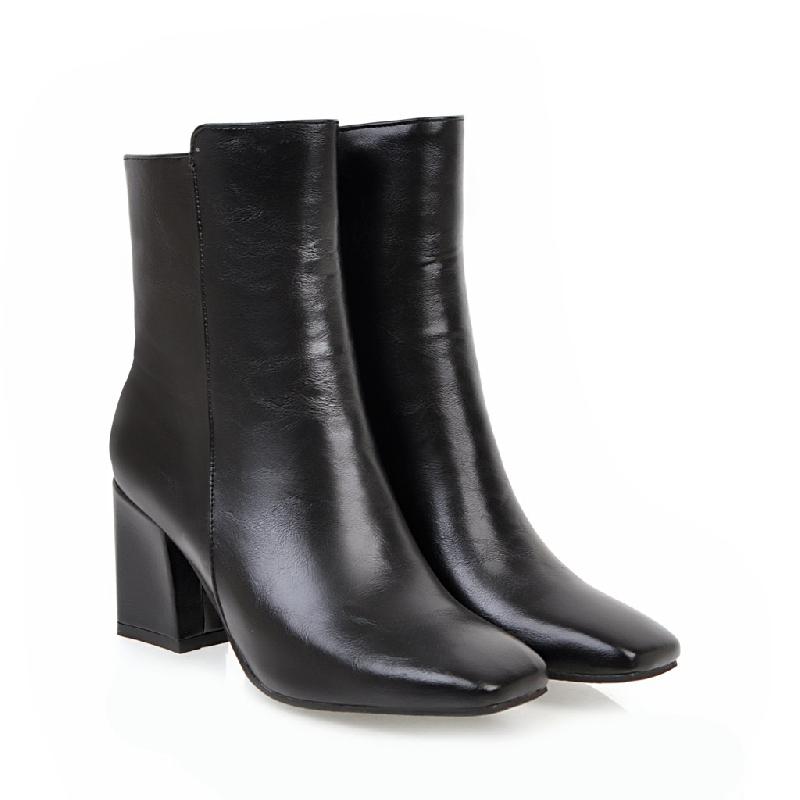 Bottes femme en PU artificiel - Ref 3355604