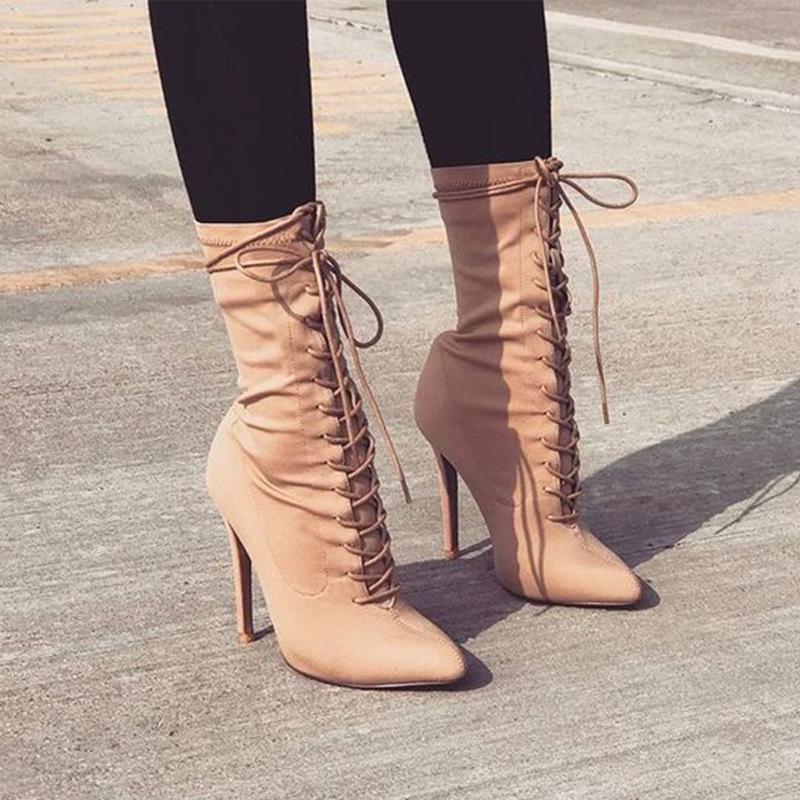 Bottes femme en PU artificiel - Ref 3355617