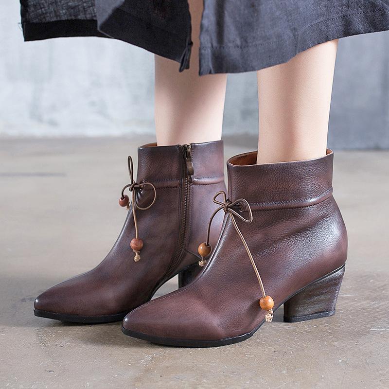 Bottes femme TINIG en En cuir - Ref 3355624