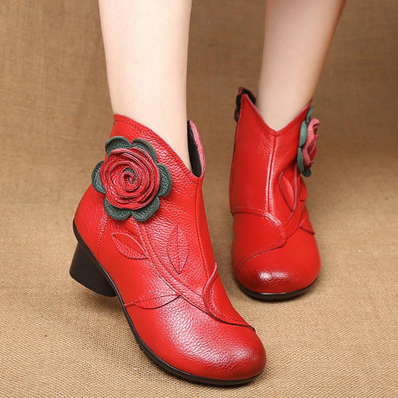 Bottes femme en En cuir - Ref 3355647
