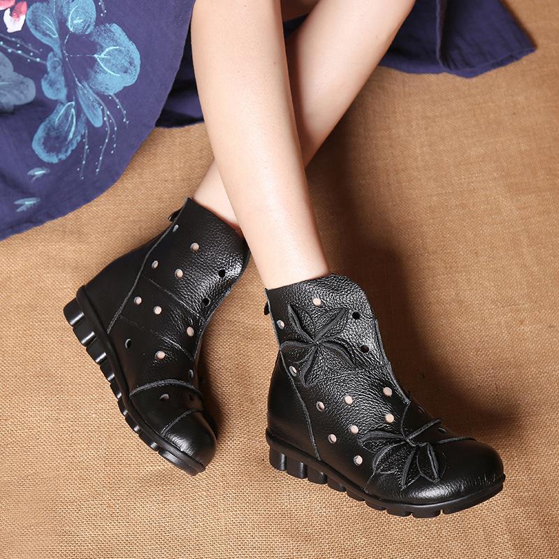 Bottes femme en En cuir - Ref 3355649