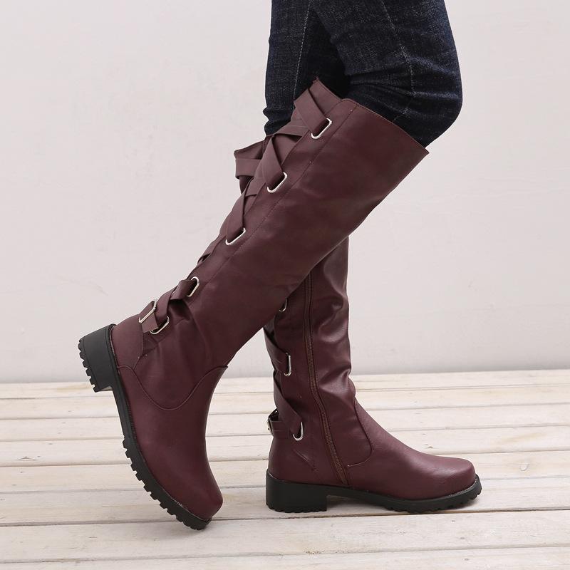 Bottes femme LUCY en PU artificiel - Ref 3355692