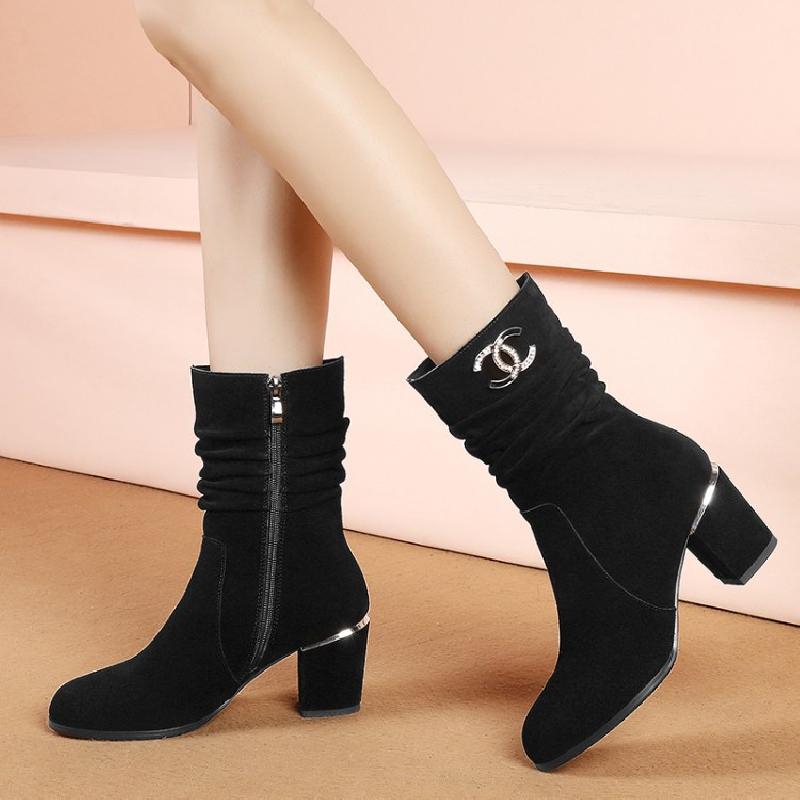 Bottes femme en En cuir - Ref 3355743