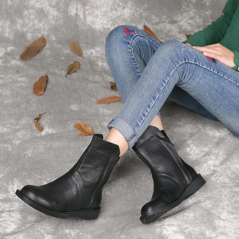 Bottes femme en En cuir - Ref 3355747