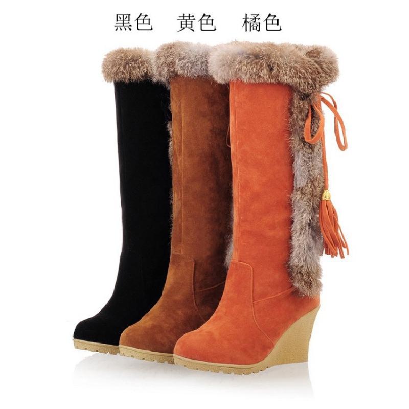 Bottes femme en PU artificiel - Ref 3355806