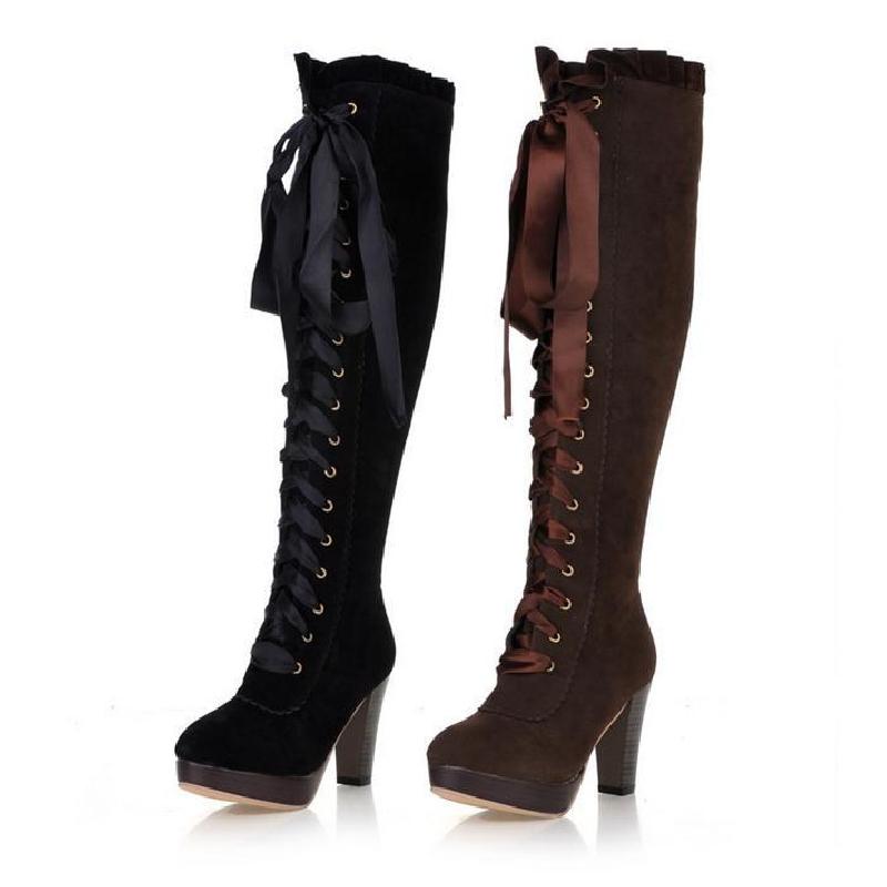 Bottes femme en PU artificiel - Ref 3355860