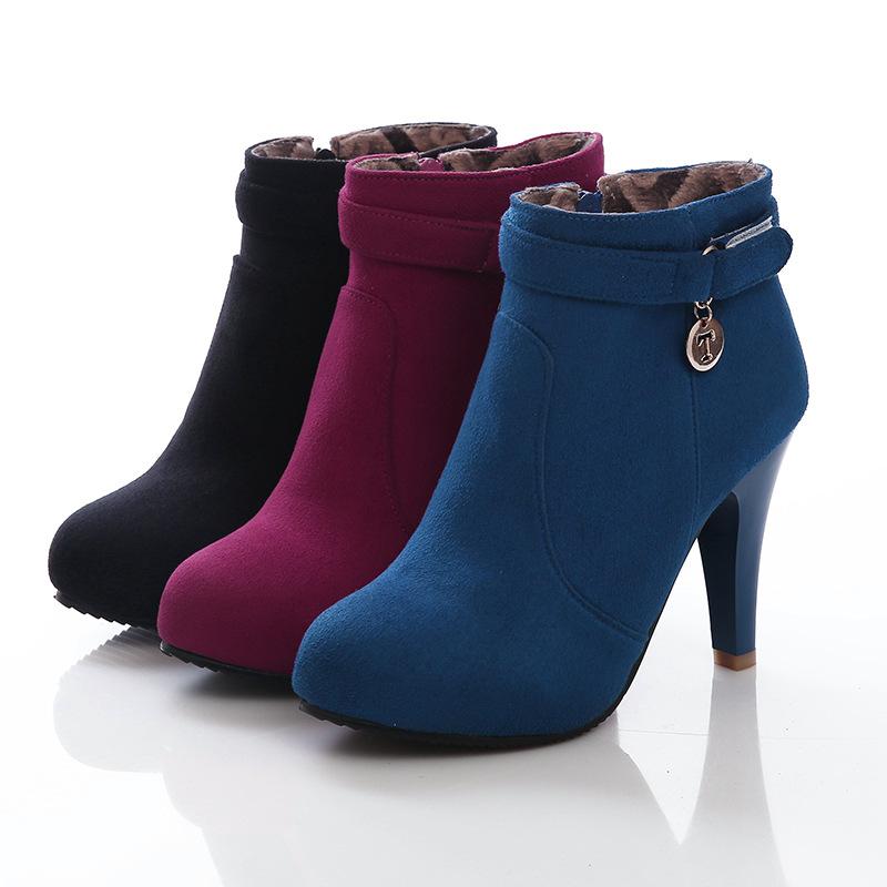 Bottes femme en Daim - Ref 3355970