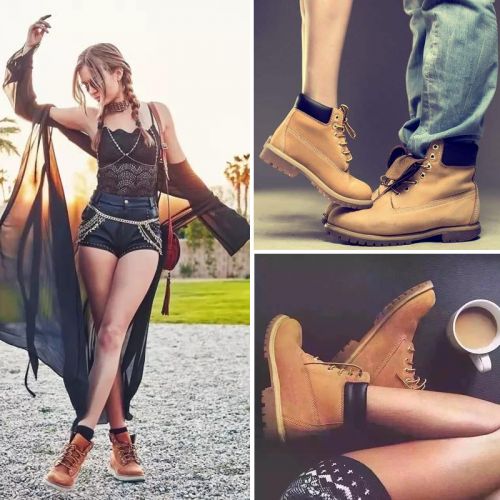 Bottes hiver pour femme LOYUXSI Semelles en Caoutchouc - Ref 3245730