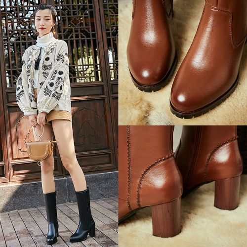 Bottes hiver pour femme Semelles en Caoutchouc - Ref 3245793