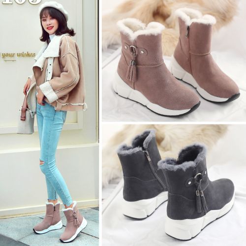 Bottes hiver pour femme BIURSTA Semelles en Caoutchouc - Ref 3246003