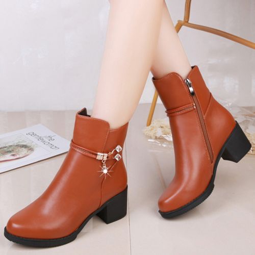 Bottes hiver pour femme SVGAG Semelles en Caoutchouc - Ref 3246114
