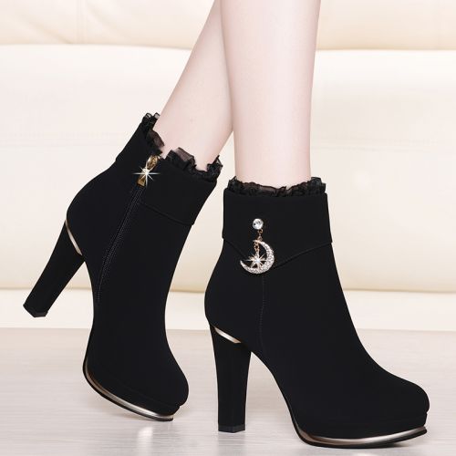 Bottes hiver pour femme Semelles en Caoutchouc - Ref 3246223