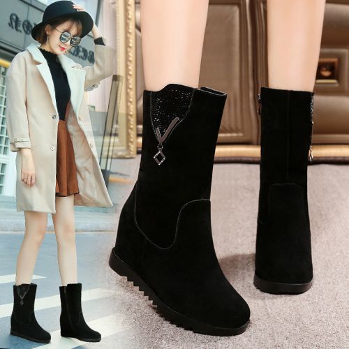 Bottes hiver pour femme Semelles en Caoutchouc - Ref 3246301