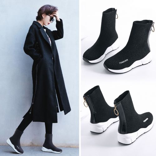 Bottes hiver pour femme Semelles en Caoutchouc - Ref 3246401