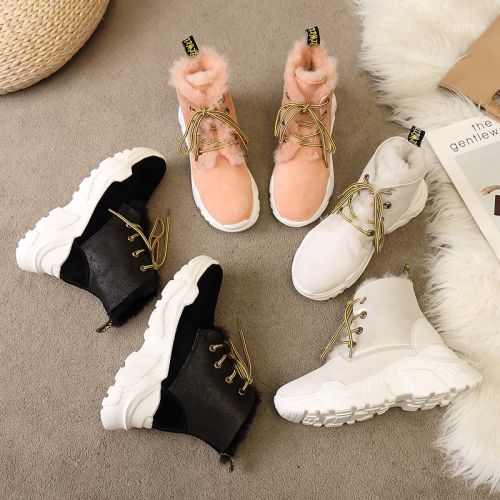 Bottes hiver pour femme Semelles en Caoutchouc moussant - Ref 3246437