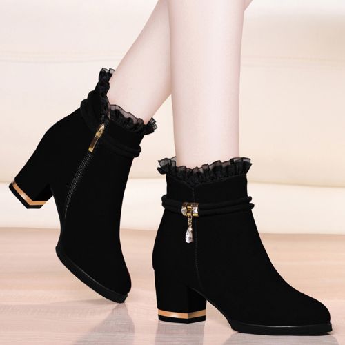 Bottes hiver pour femme Semelles en Caoutchouc - Ref 3246484