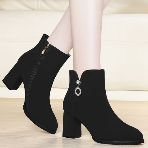 Bottes hiver pour femme Semelles en Caoutchouc - Ref 3246488