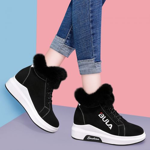 Bottes hiver pour femme SEYBEEFOL Semelles en Caoutchouc - Ref 3246534