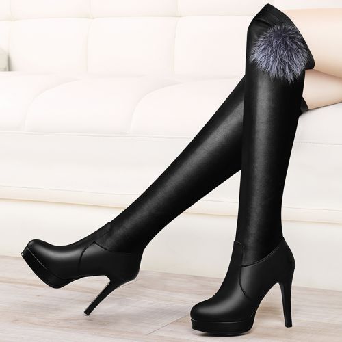 Bottes hiver pour femme Semelles en Caoutchouc - Ref 3246545