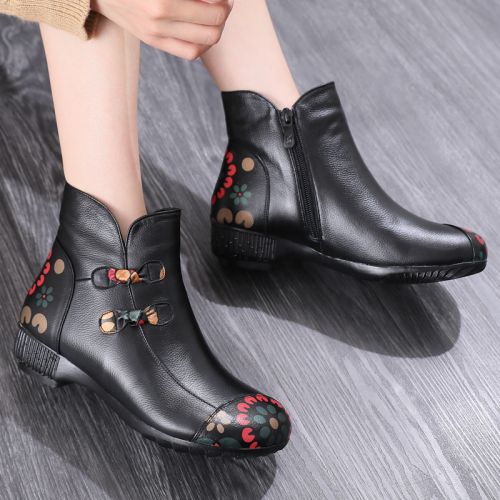 Bottes hiver pour femme Semelles en Caoutchouc - Ref 3246584