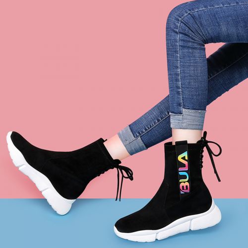 Bottes hiver pour femme Semelles en Caoutchouc - Ref 3246757