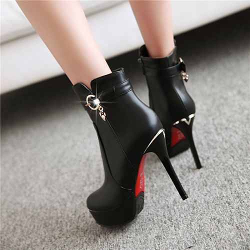 Bottes hiver pour femme Semelles en Caoutchouc - Ref 3246764