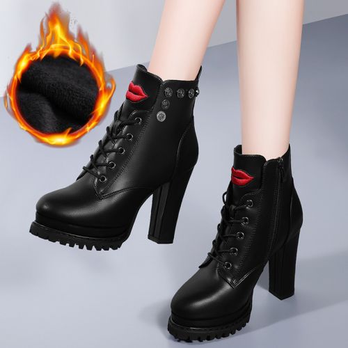 Bottes hiver pour femme Semelles en Caoutchouc - Ref 3246765