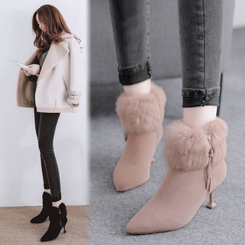Bottes hiver pour femme Semelles en Caoutchouc - Ref 3246812