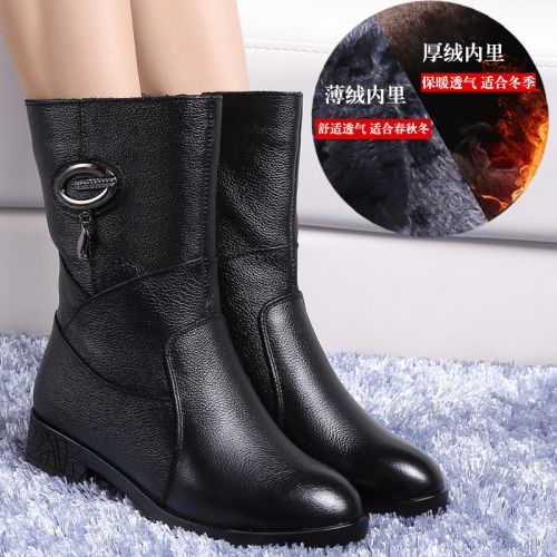 Bottes hiver pour femme Semelles en Caoutchouc - Ref 3246820