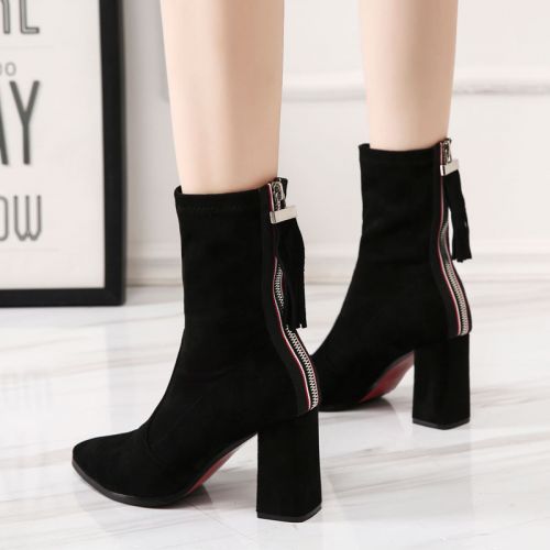 Bottes hiver pour femme Semelles en Caoutchouc - Ref 3246876