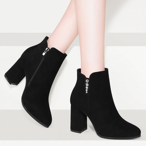 Bottes hiver pour femme Semelles en Caoutchouc - Ref 3246890