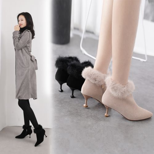 Bottes hiver pour femme Semelles en Caoutchouc - Ref 3246896
